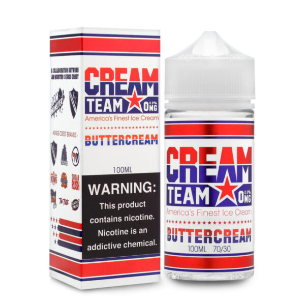 Cream Team – Buttercream 100ML (ZERO)