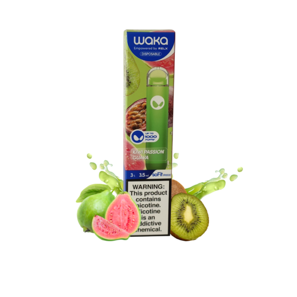 Waka - Kiwi Passion Guava - 1000 Taffs 3%